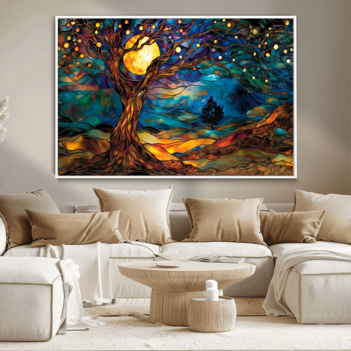 Tree of Life Wall Art - Yggdrasil Tree of Life Canvas Print