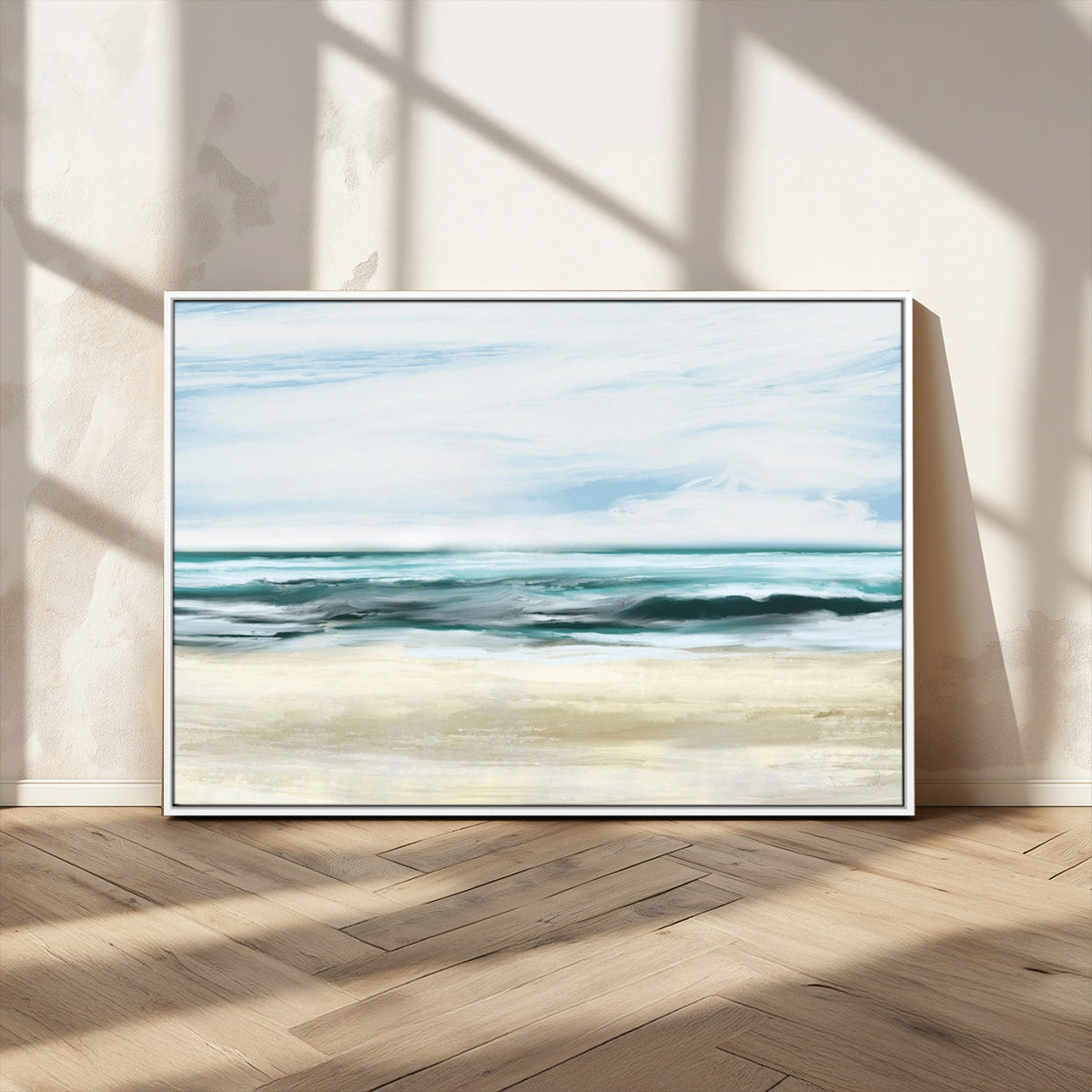 Ocean Abstract Wall Art Canvas Print