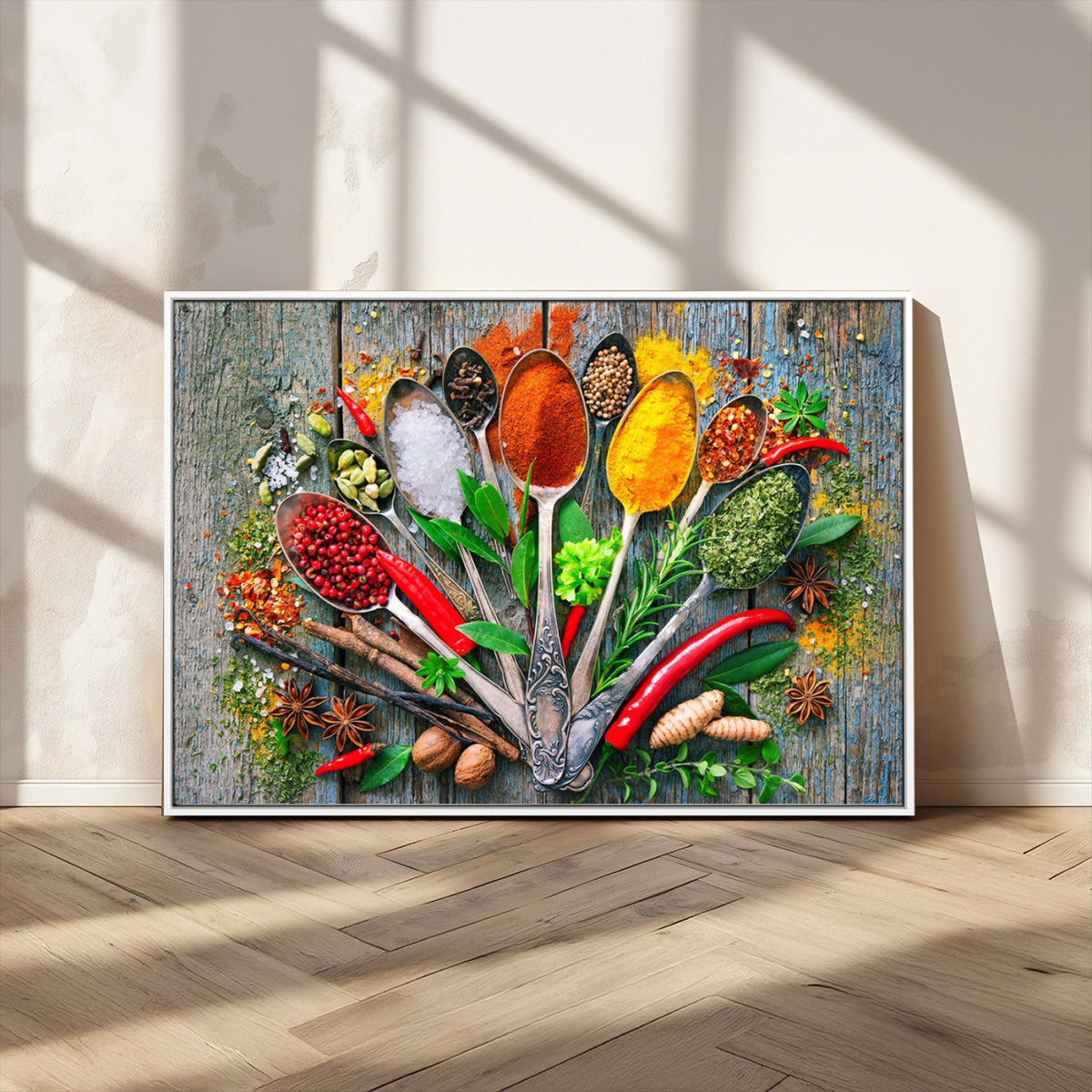 Spoonful of Spices Cooking Wall Art Canvas Print - Vibrant