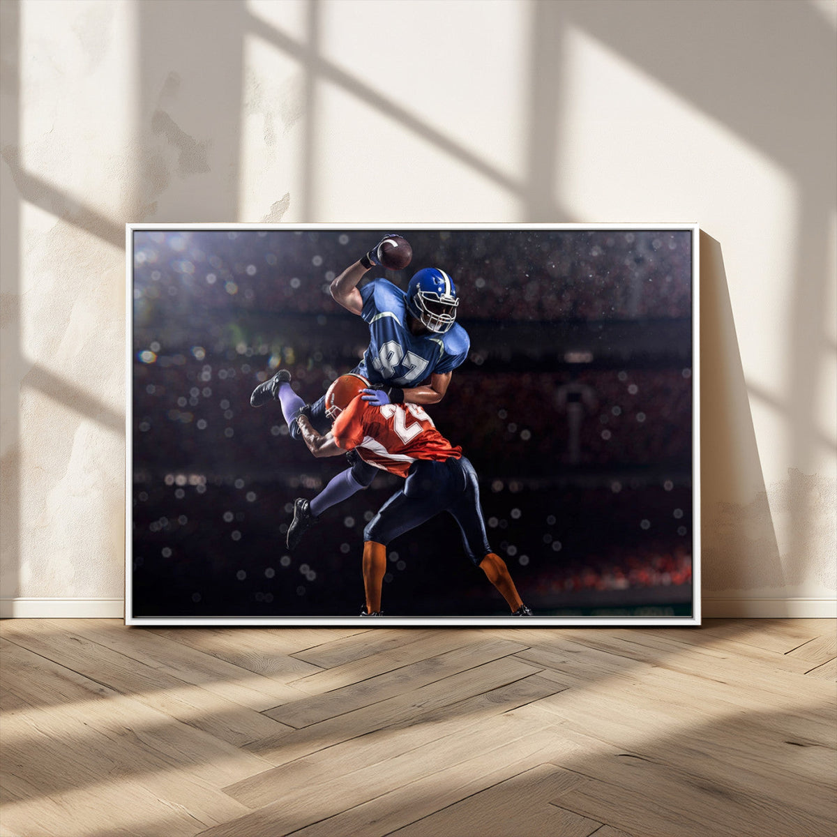 American Football Wall Art Canvas Print, Stadium Sport Wall