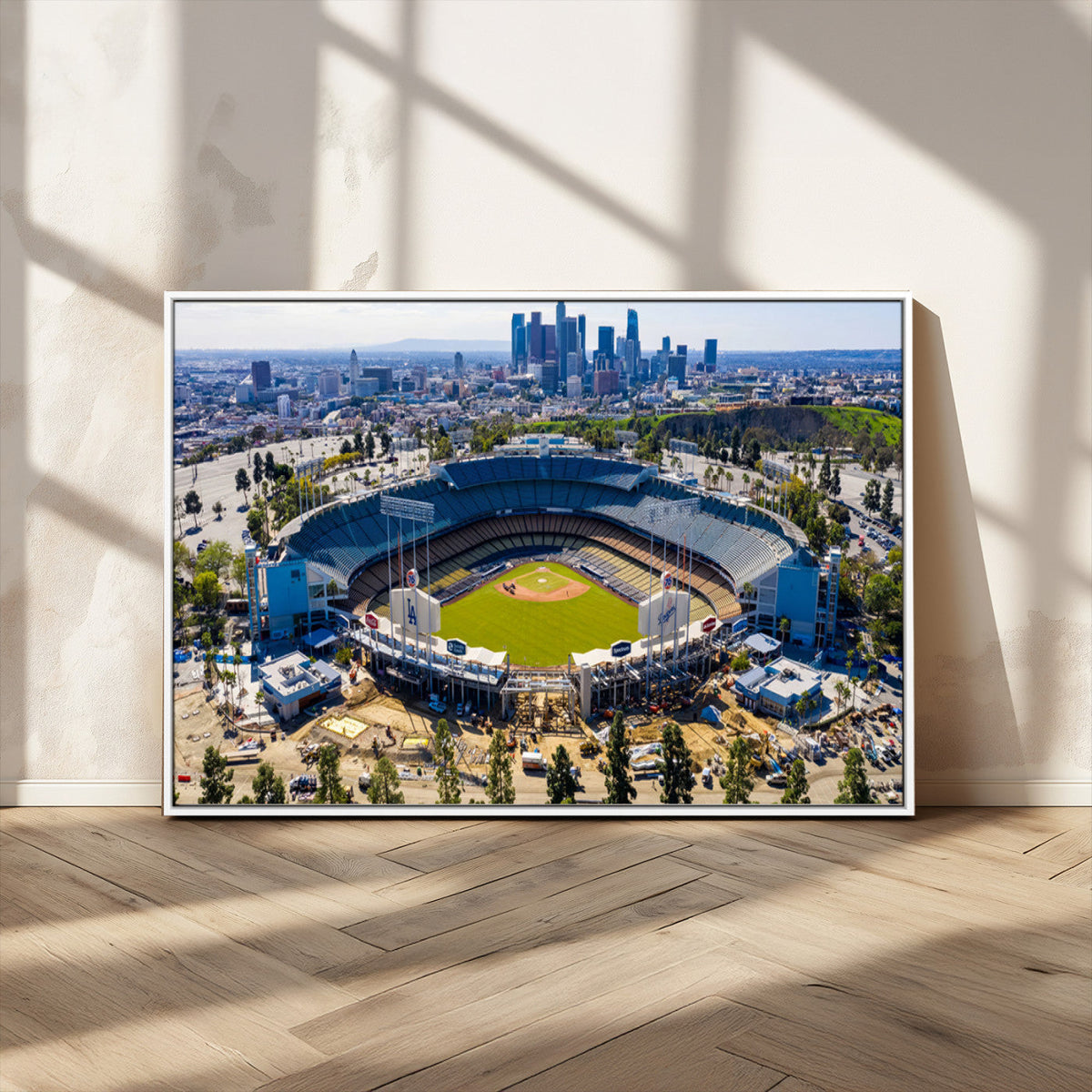 Los Angeles Dodgers Dodger Stadium Wall Art Canvas Print -