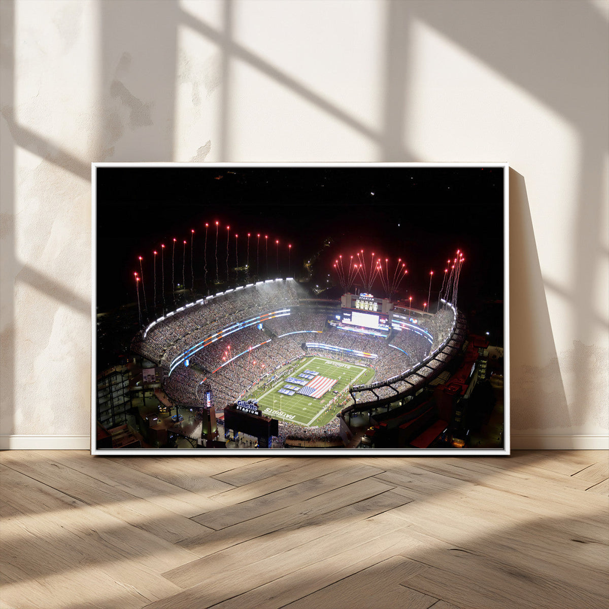 New England Patriots Team Print Wall Art- Foxborough