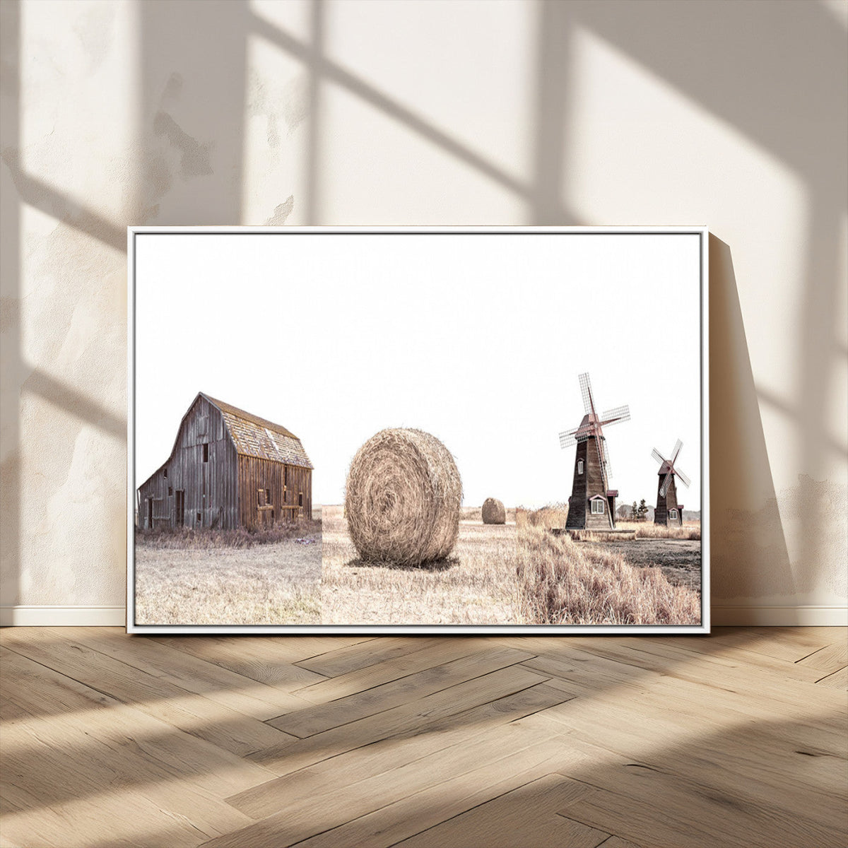 Farm Prints Set, Set of 3 Farmhouse Wall Art, Country House