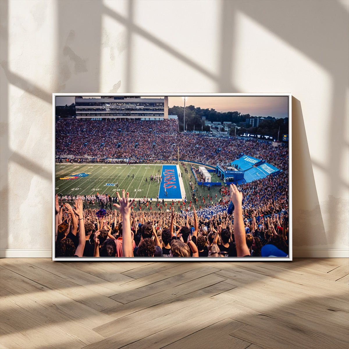 University of Kansas Jayhawks Football Team Art Print -