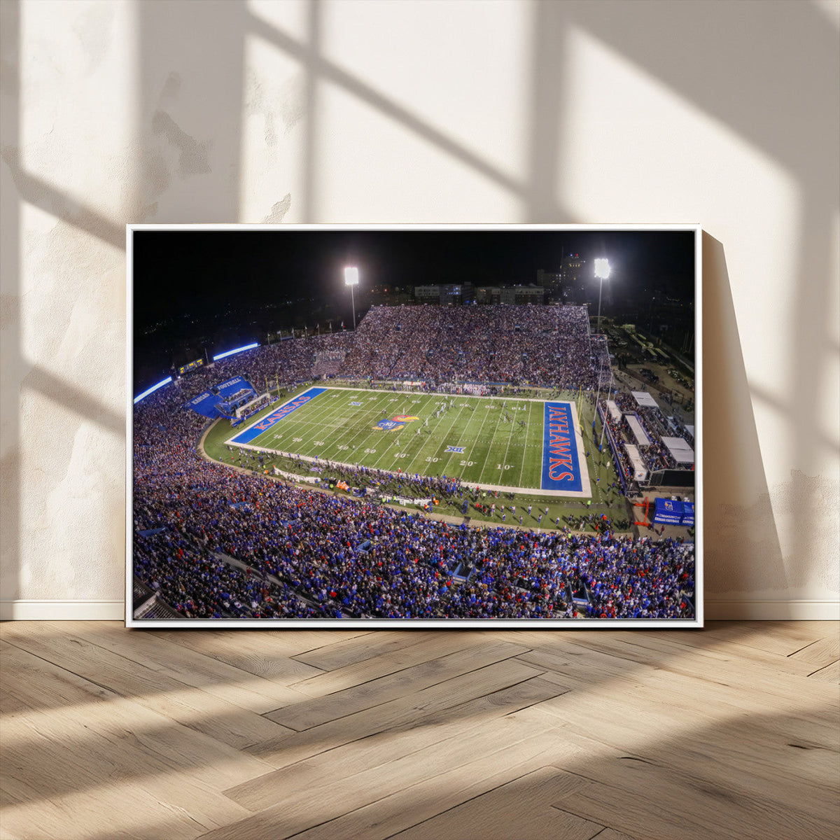 University of Kansas Jayhawks Football Team Print - Lawrence