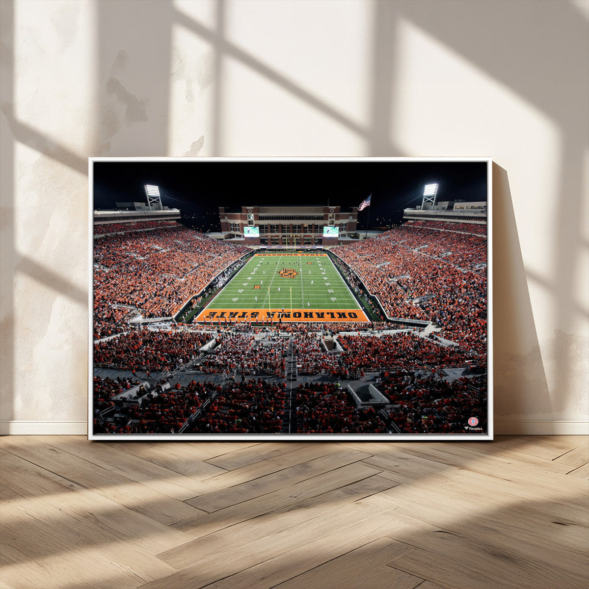 Oklahoma State Cowboys Canvas Print, Football Team Print -