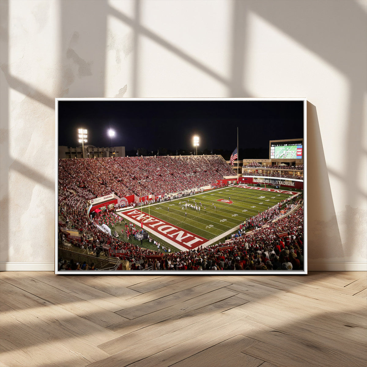 Indiana University Hoosiers Football Team Print Canvas -