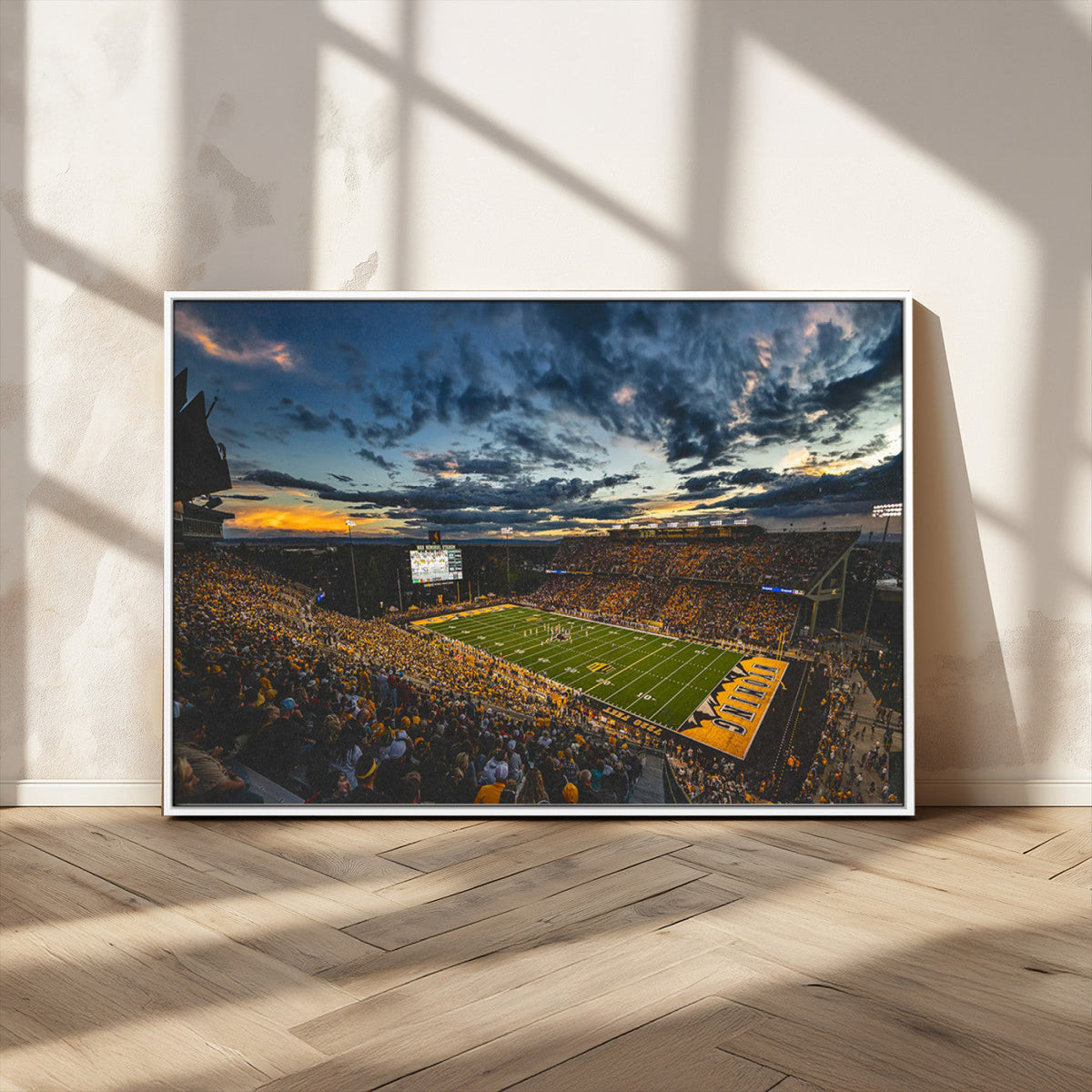 University of Wyoming Cowboys Football Team Print - Laramie