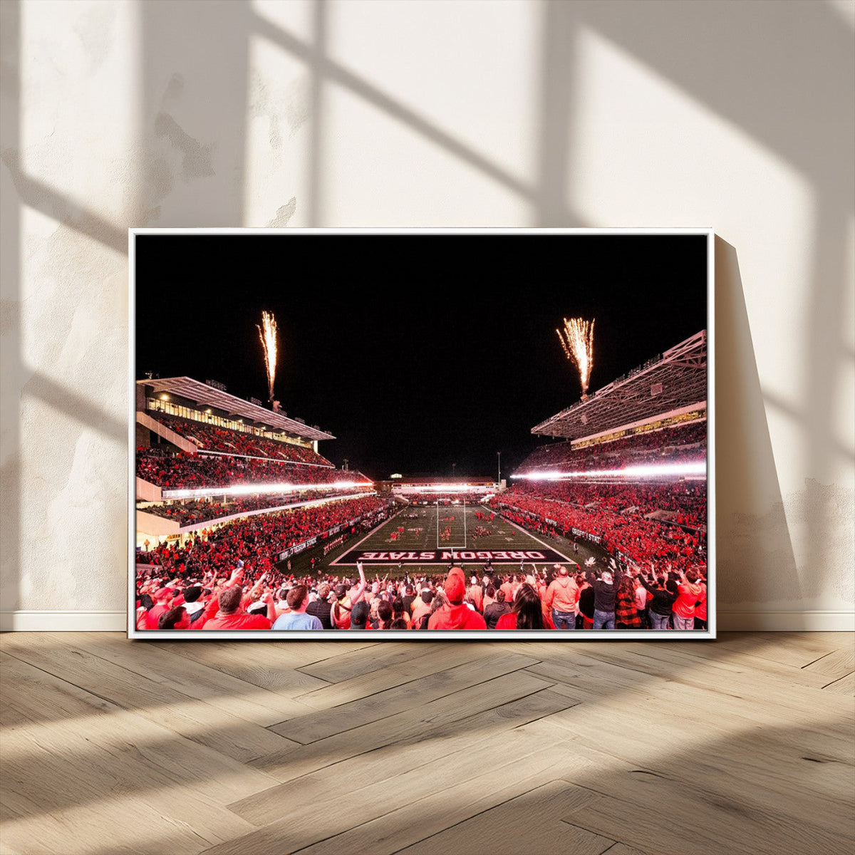 Oregon State Beavers Football Team Print - Corvallis Reser