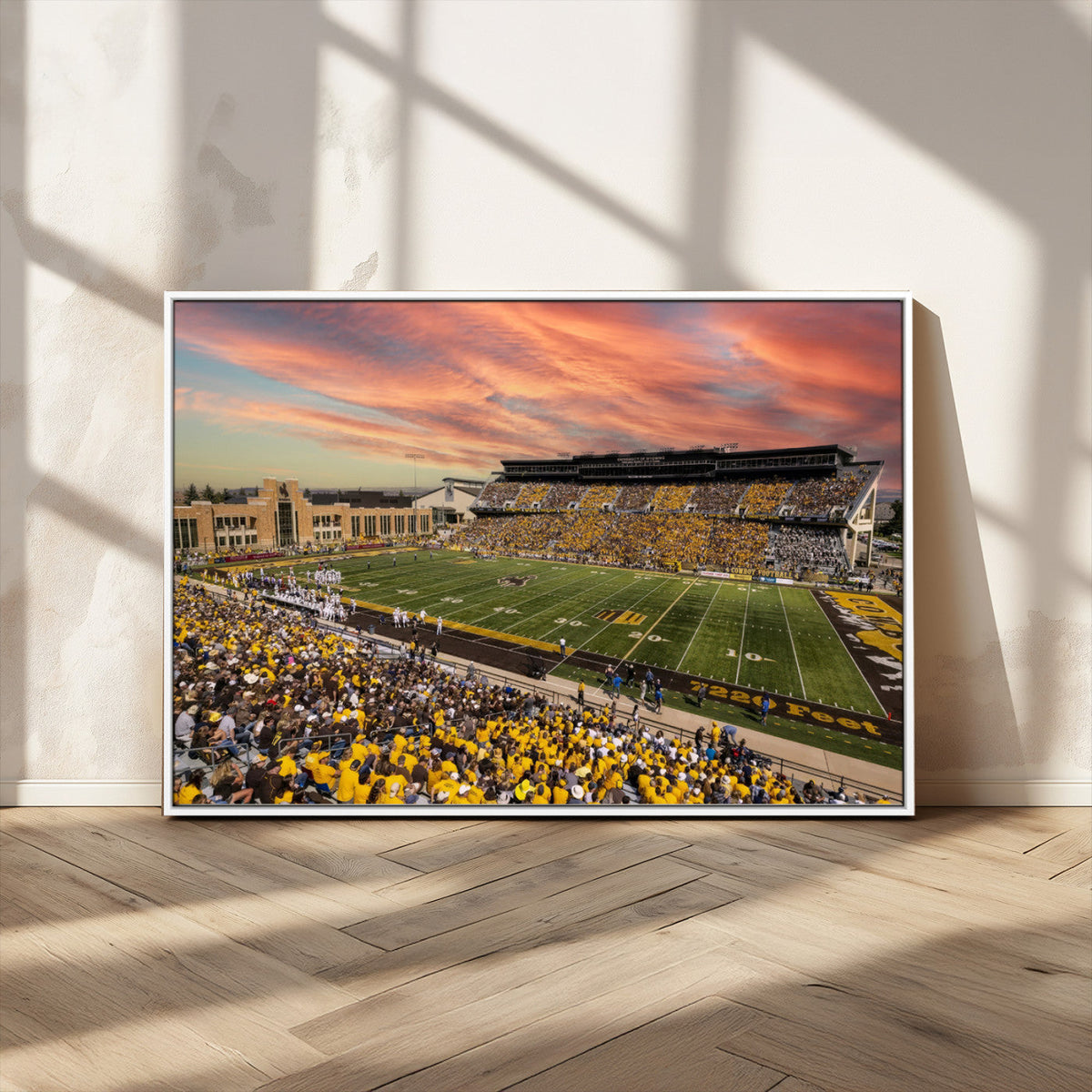 University of Wyoming Cowboys Football Team Print - Laramie