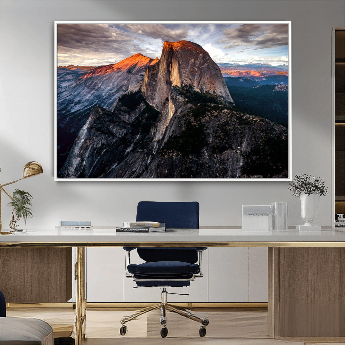 Half Dome Yosemite Wall Art – Majestic Mountain Landscape