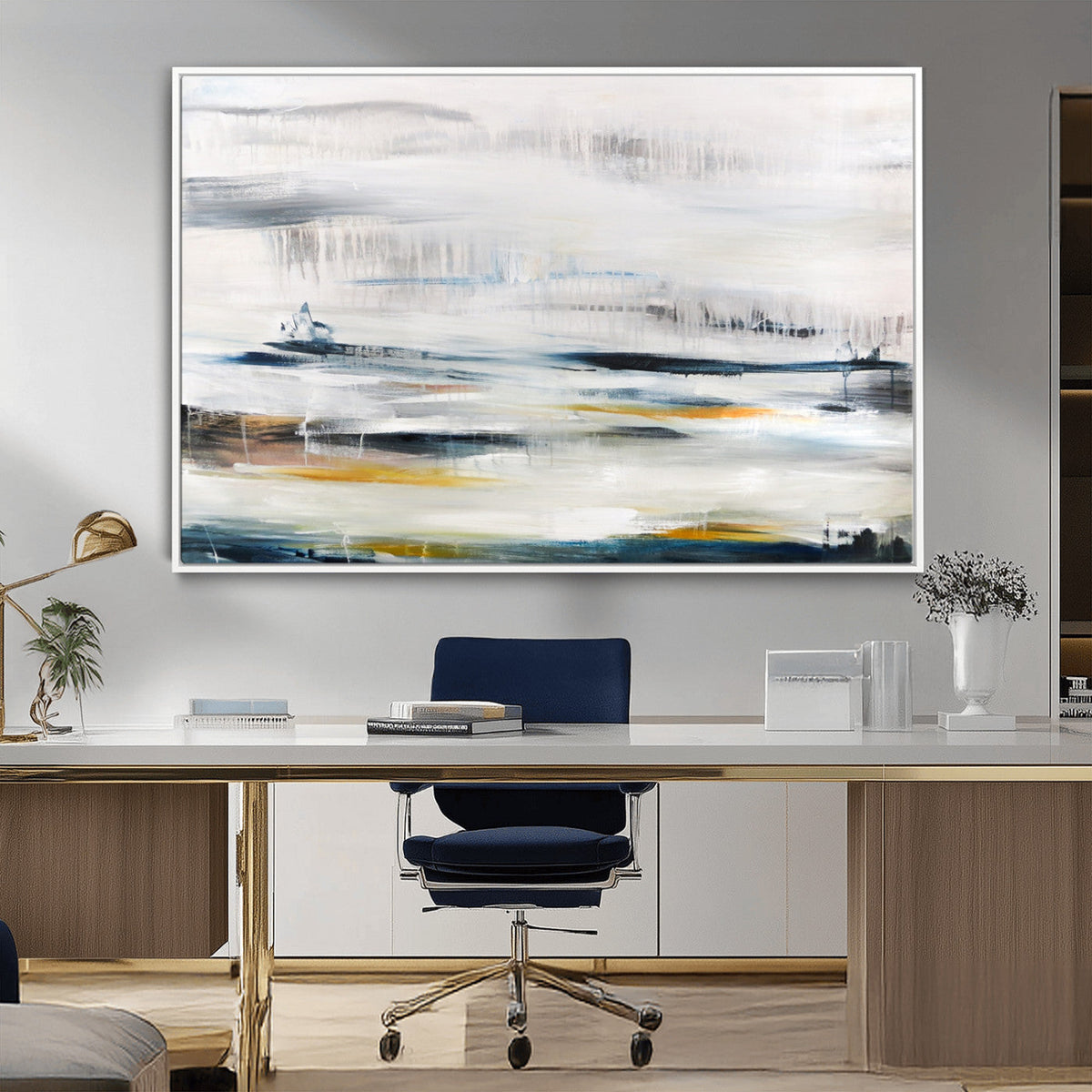 Soft Color Abstract Canvas Print
