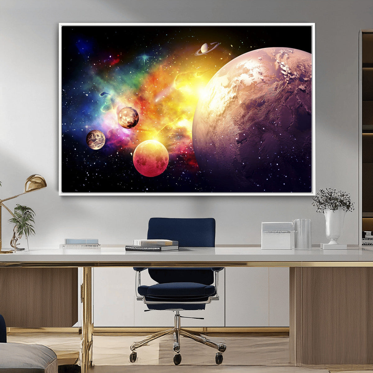 Space and Galaxy Canvas Print