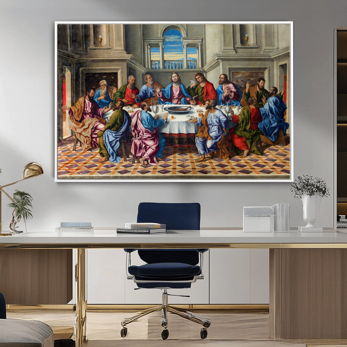 The Last Supper Multi Panel Canvas Wall Art