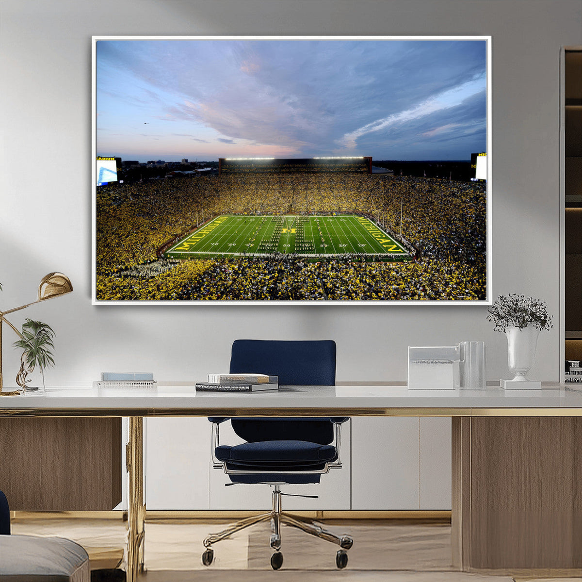 University of Michigan Wolverines Football Team Print - Ann