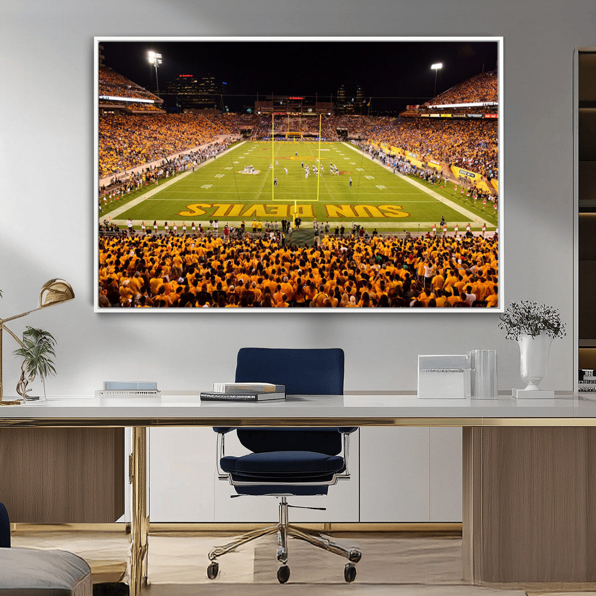 ASU Sun Devils Football Team Print - Phoenix Mountain