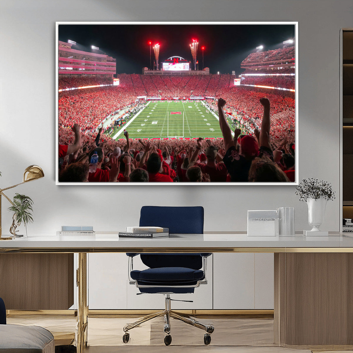 University of Nebraska Cornhuskers Football Team Print -