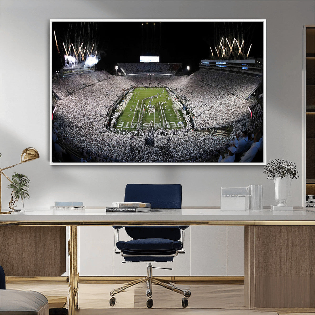 Penn State Beaver Stadium Canvas Wall Art - Nittany Lions