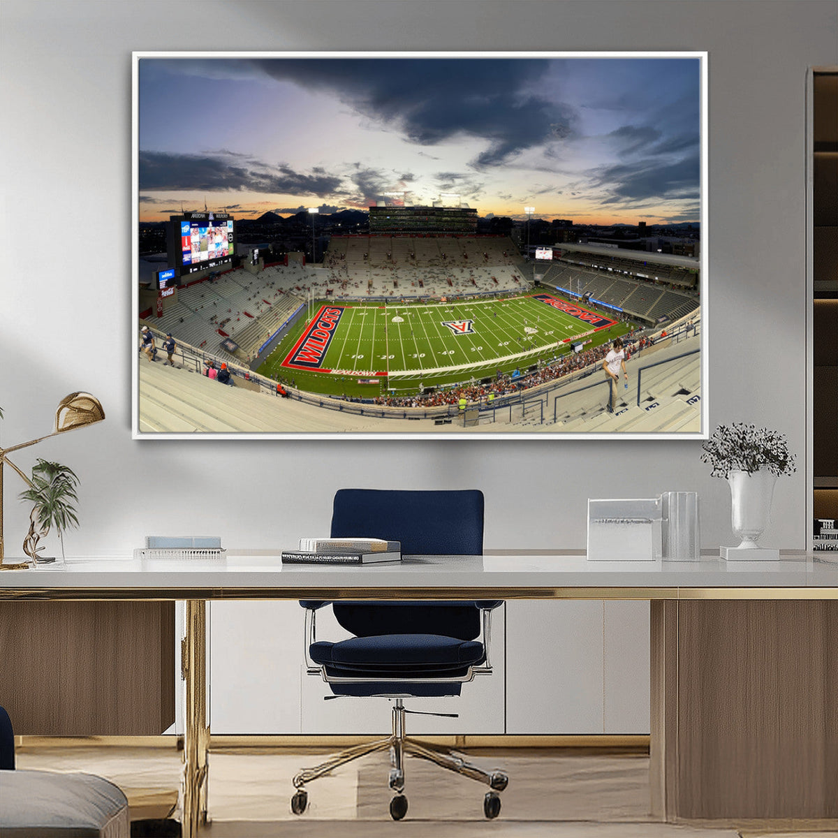 Arizona Wildcats Football Team Print - Tucson Arizona
