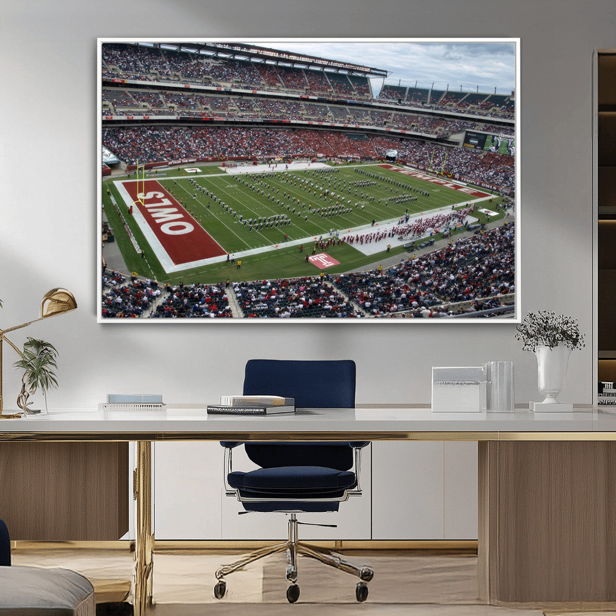 The Temple University Owls Athletics Team Print -