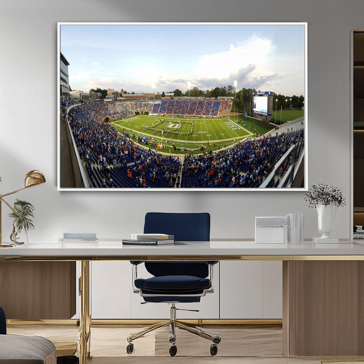 The Duke University Blue Devils Football Team Print - Durham