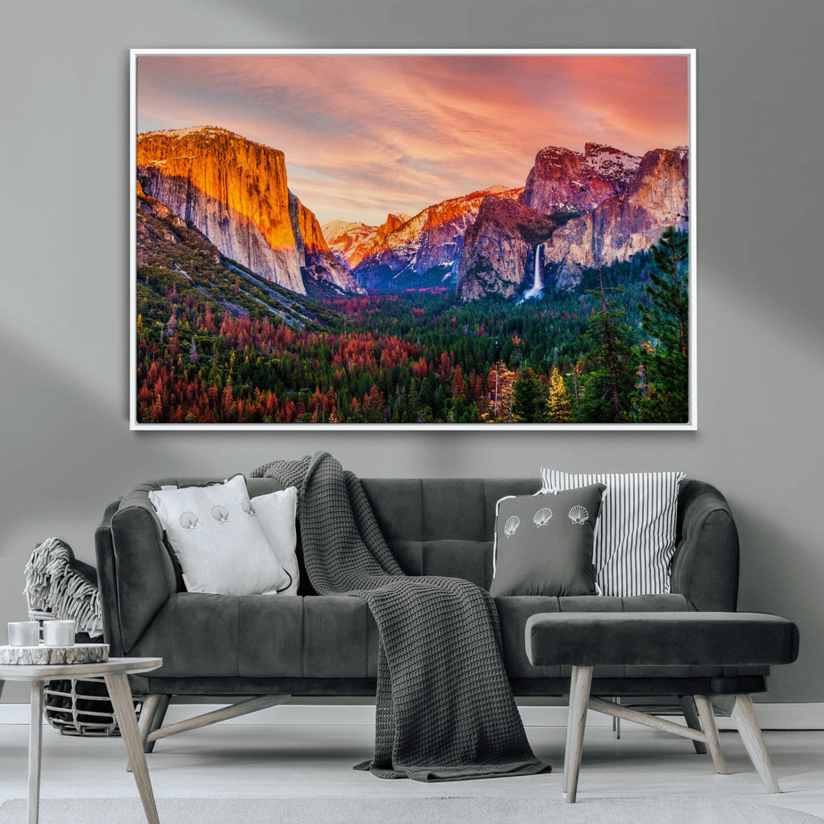 Yosemite Nal Park Wall Art Landscape Canvas Print El Capitan