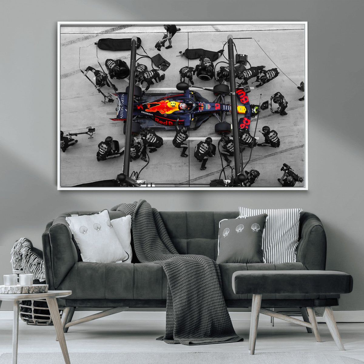 RedBull Formula 1 Canvas Wall Art Print