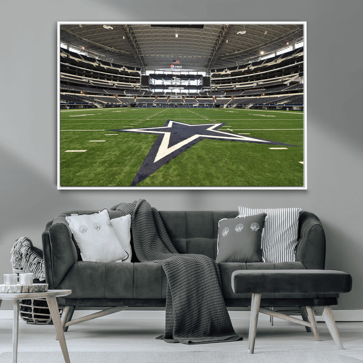 Dallas Cowboys Football Team Print - Arlington AT&T Stadium