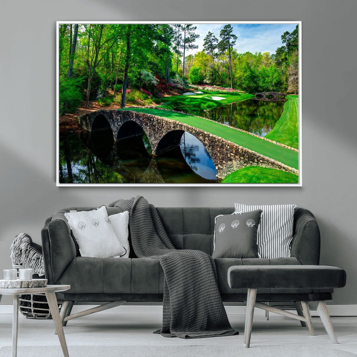 Augusta National Golf Club Wall Art - Panoramic Bridge &