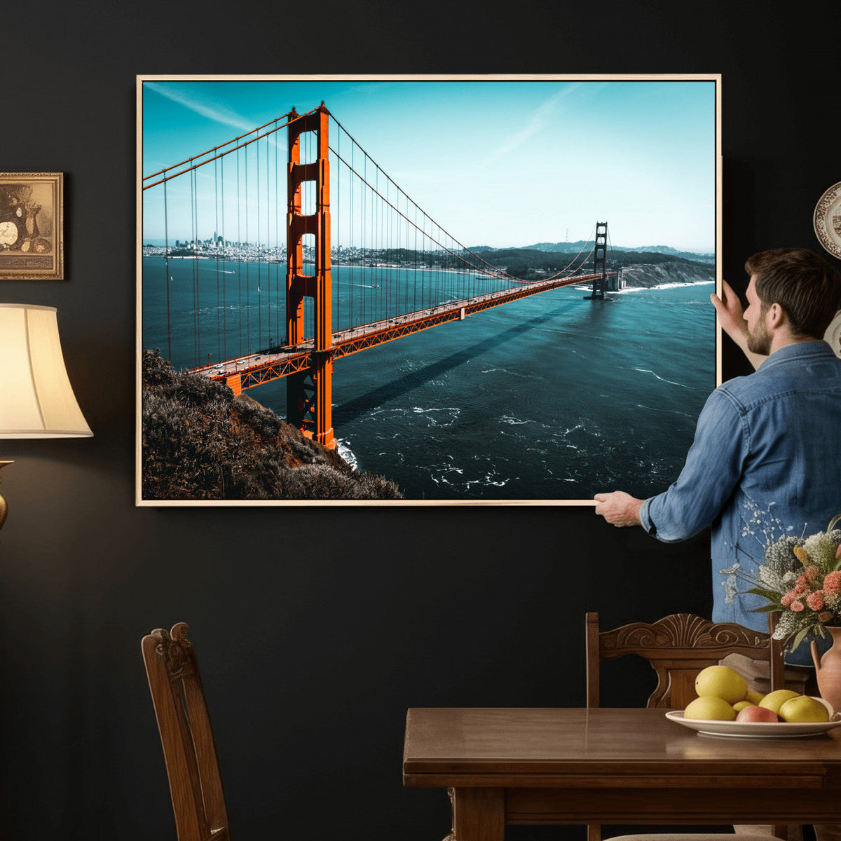 Golden Gate Bridge Wall Art Canvas Print – San Francisco