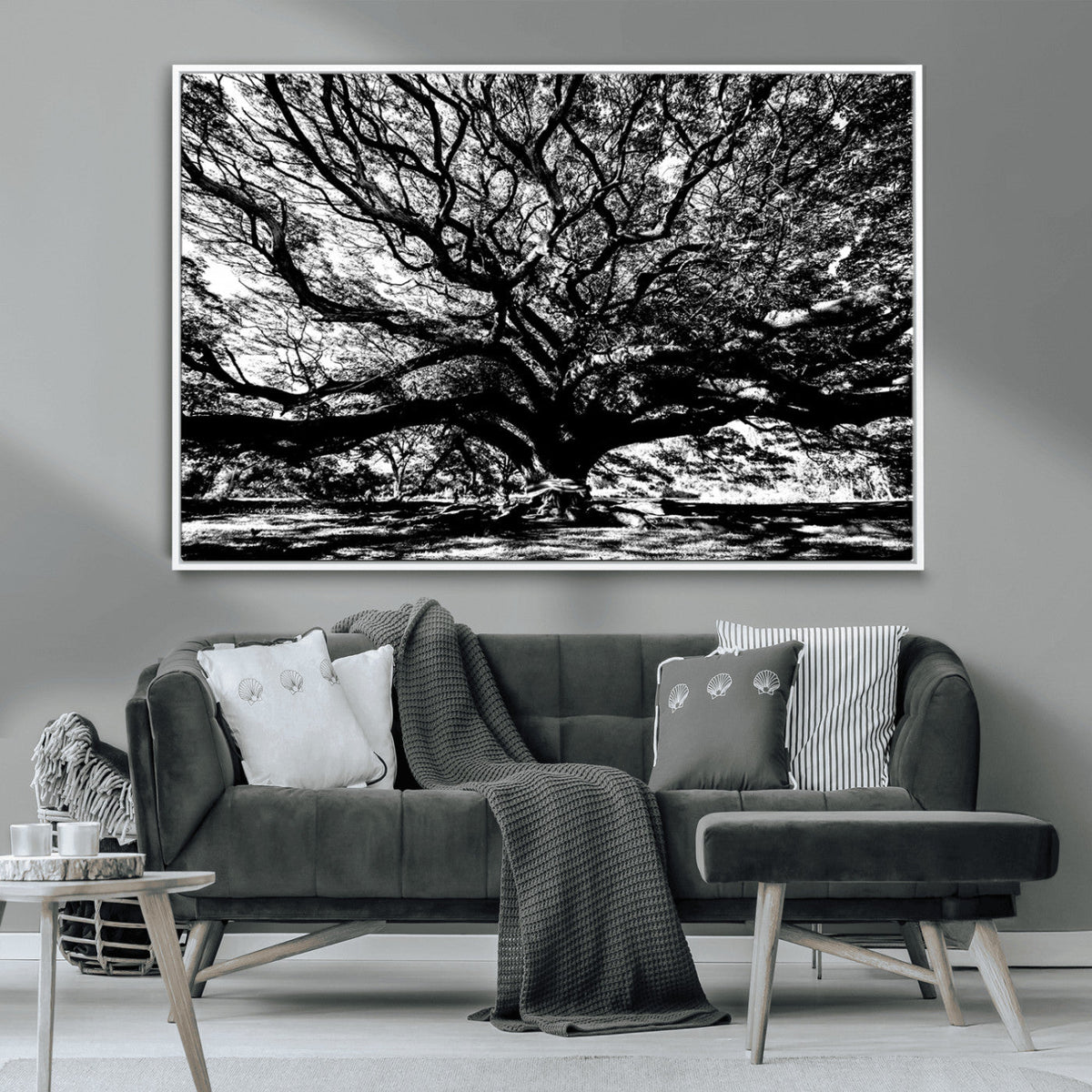 Mighty Angel Oak Wall Art | Angel Oak Tree Art Print
