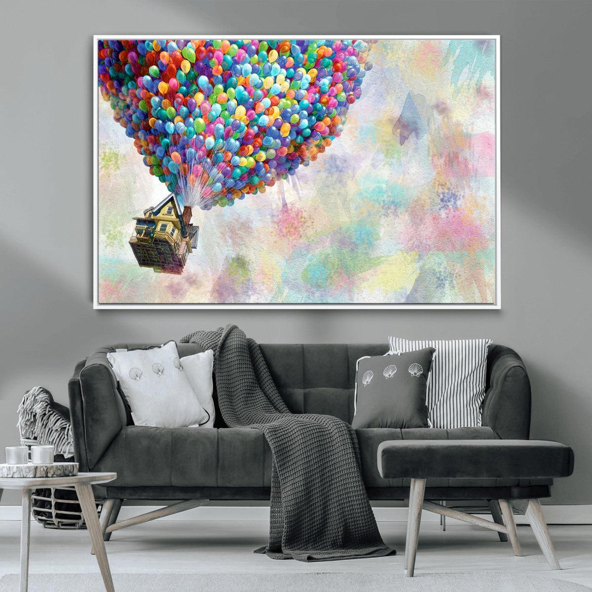 Up Pixar Poster, Look Up Pixar Wall Art, Up Pixar Canvas,