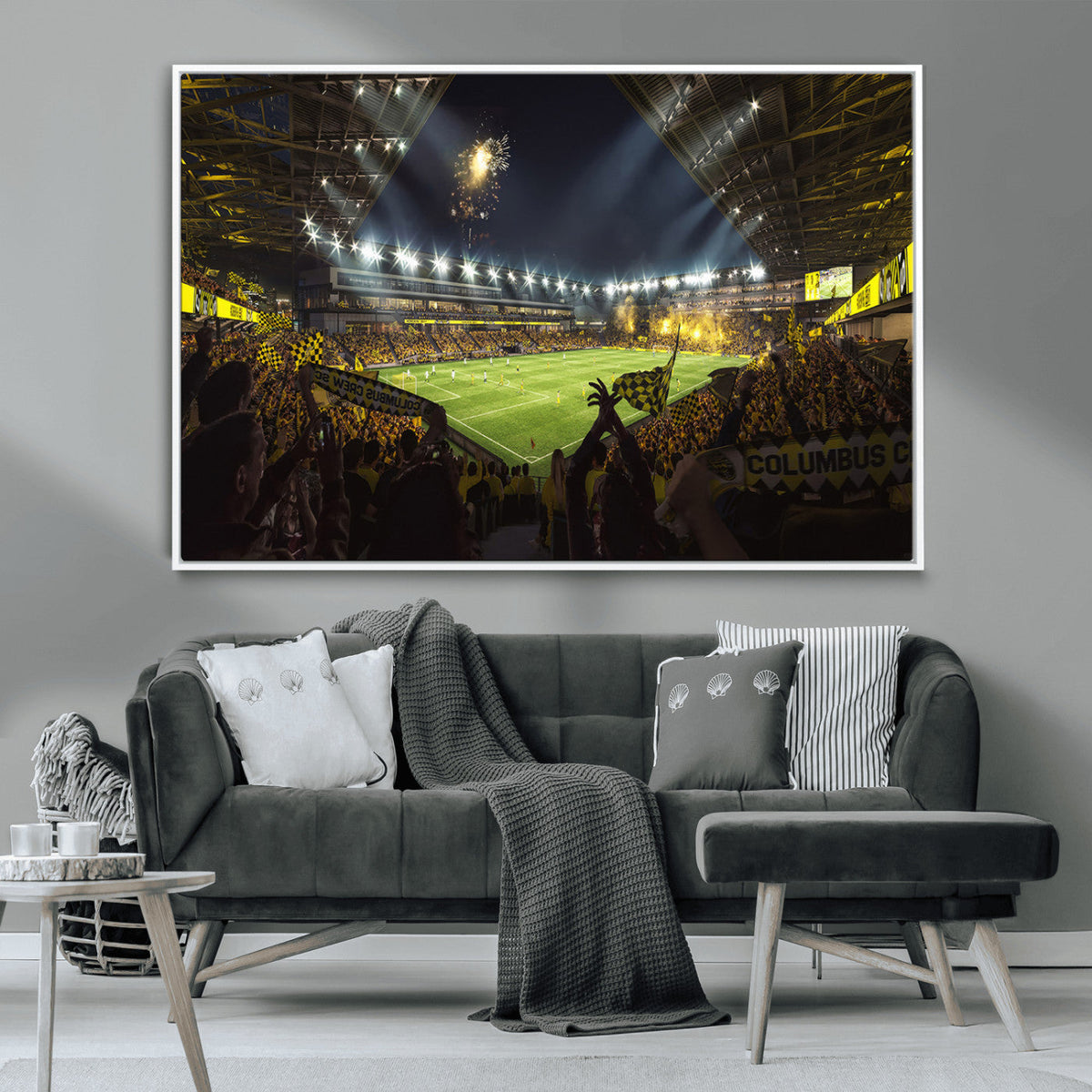 Columbus Crew Soccer Team Print - Columbus Crew Stadium Wall