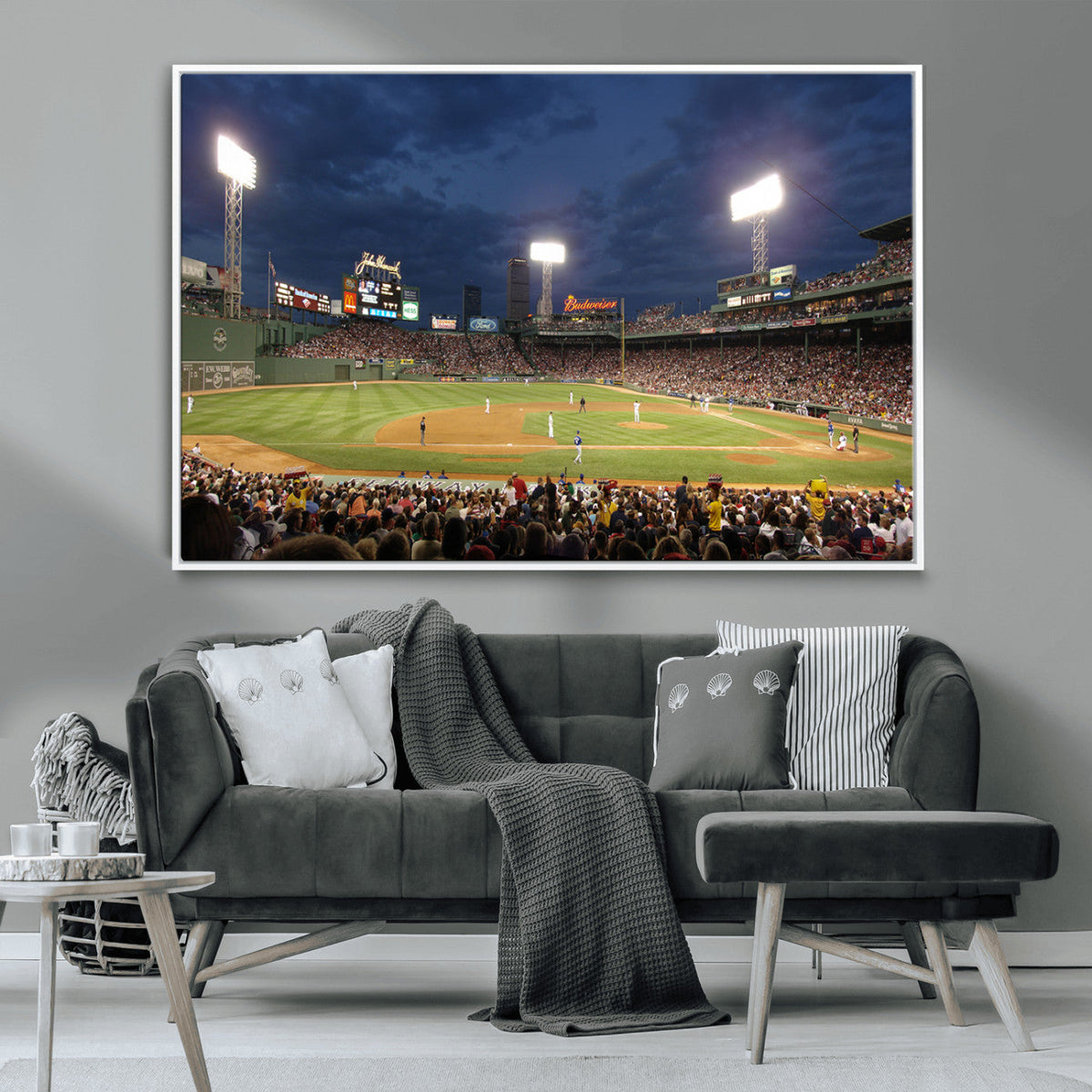 Boston Red Sox Baseball Team Print Canvas - Massachusetts