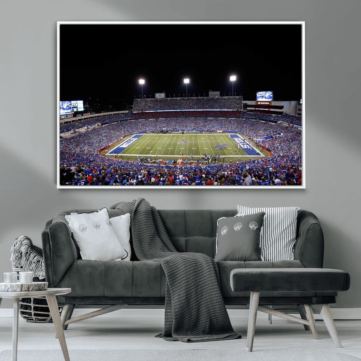 Buffalo Bills Wall Art - Buffalo Bills Stadium Canvas Print,
