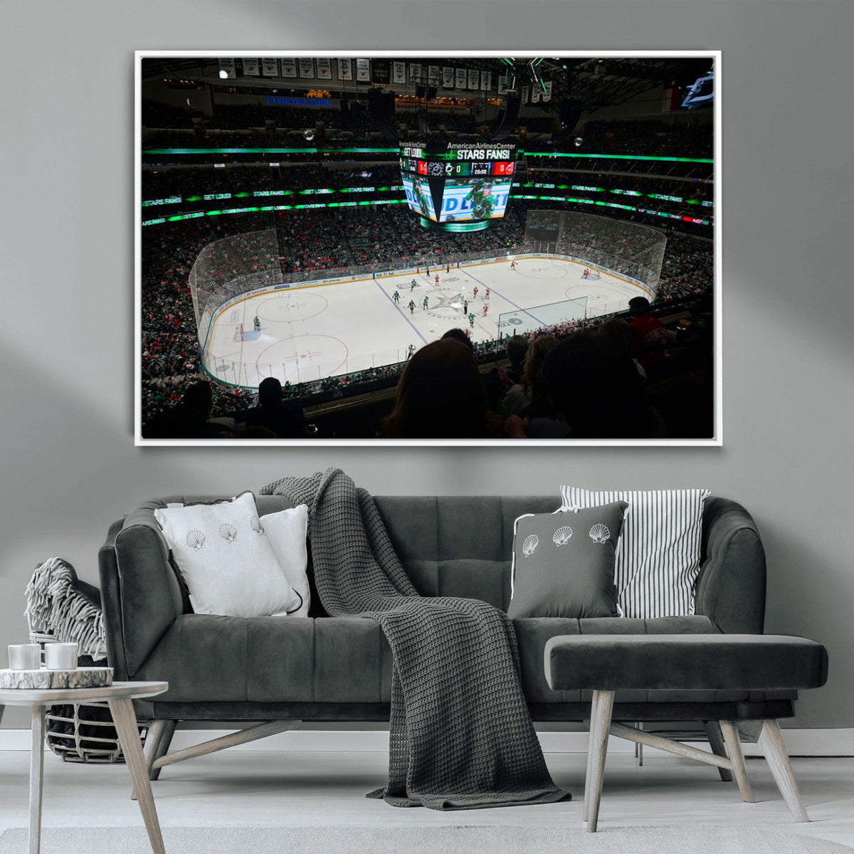 American Airlines Center Dallas Stars Wall Art Canvas Print