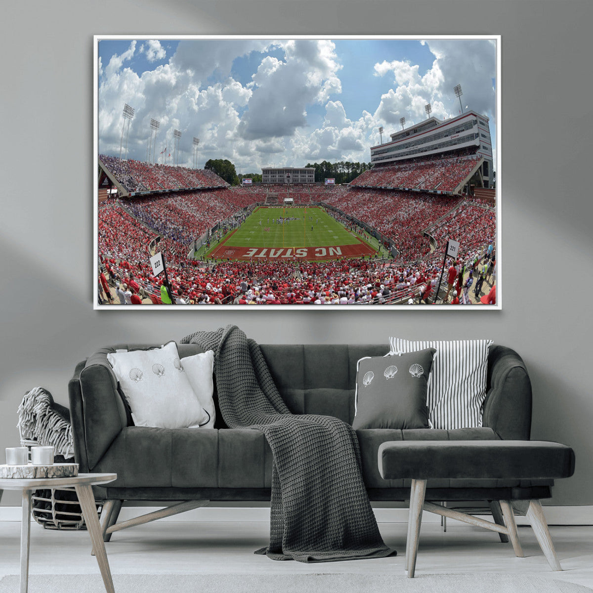NC State Wolfpack Football Team Print Canvas- Raleigh