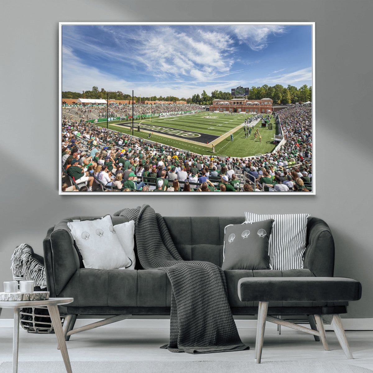 University of Charlotte 49ers Football Team Print -