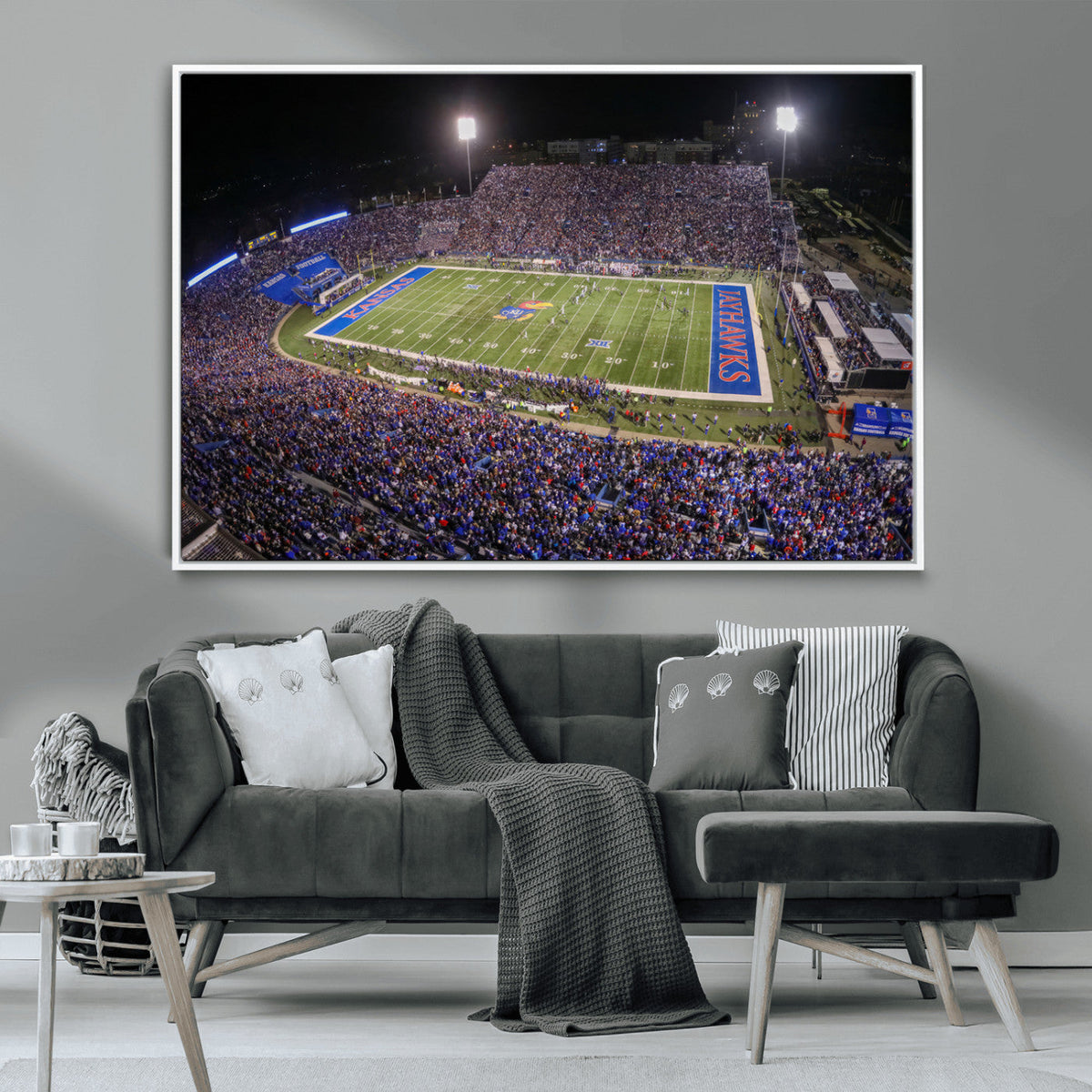 University of Kansas Jayhawks Football Team Print - Lawrence