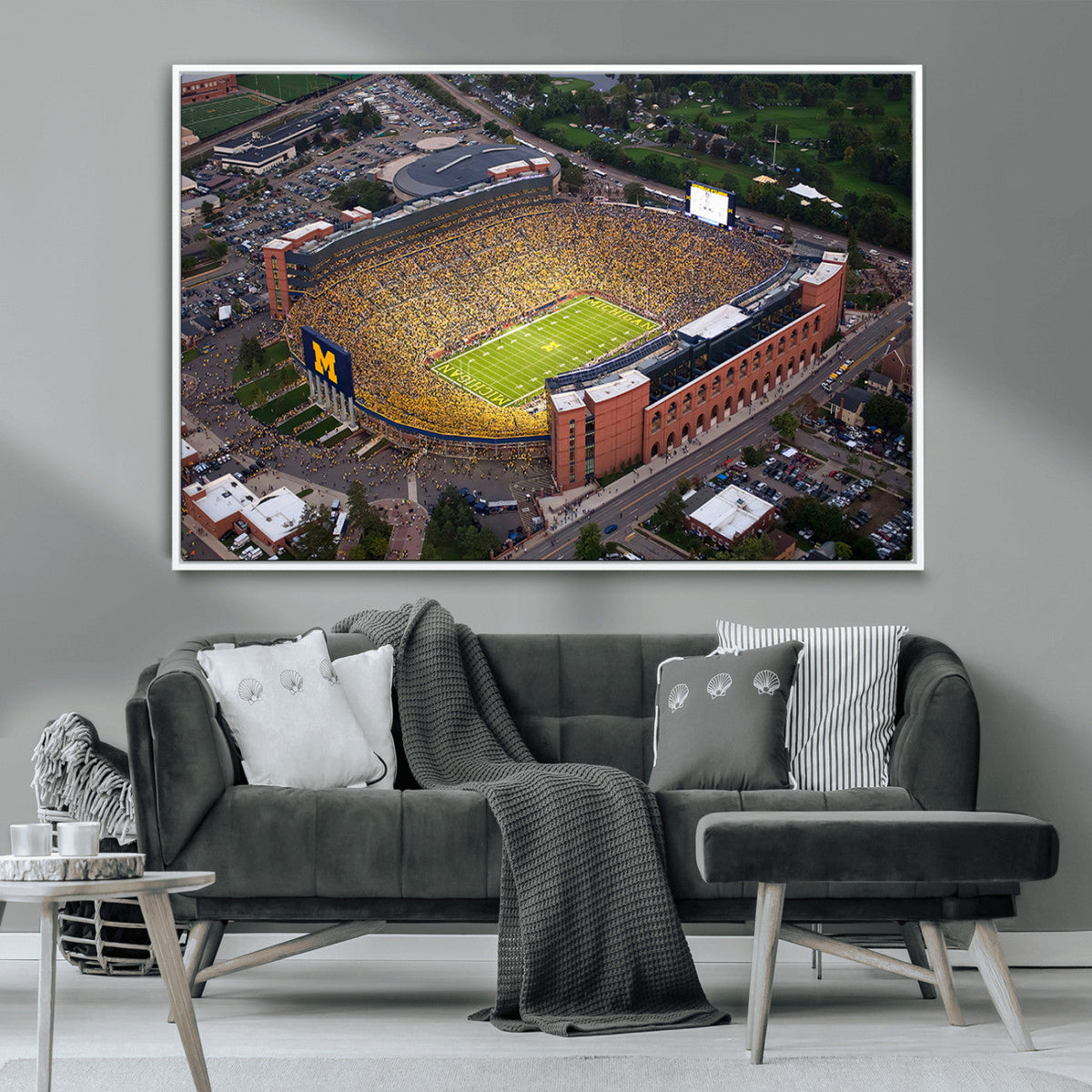 University of Michigan Wolverines Football Team Print - Ann