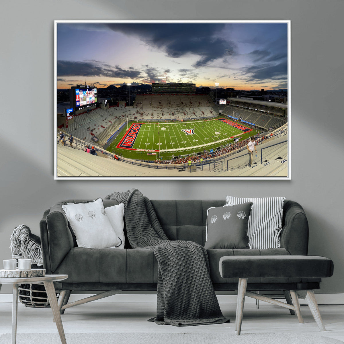 Arizona Wildcats Football Team Print - Tucson Arizona