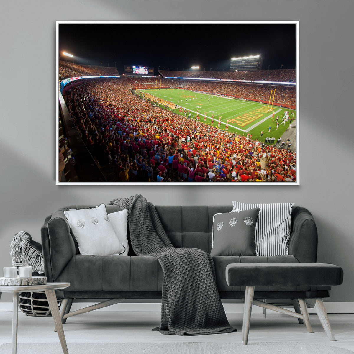 Iowa State University Cyclones Canvas Print, Football Team