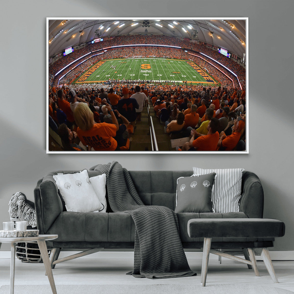 Syracuse University Orange Football Canvas Print, Football