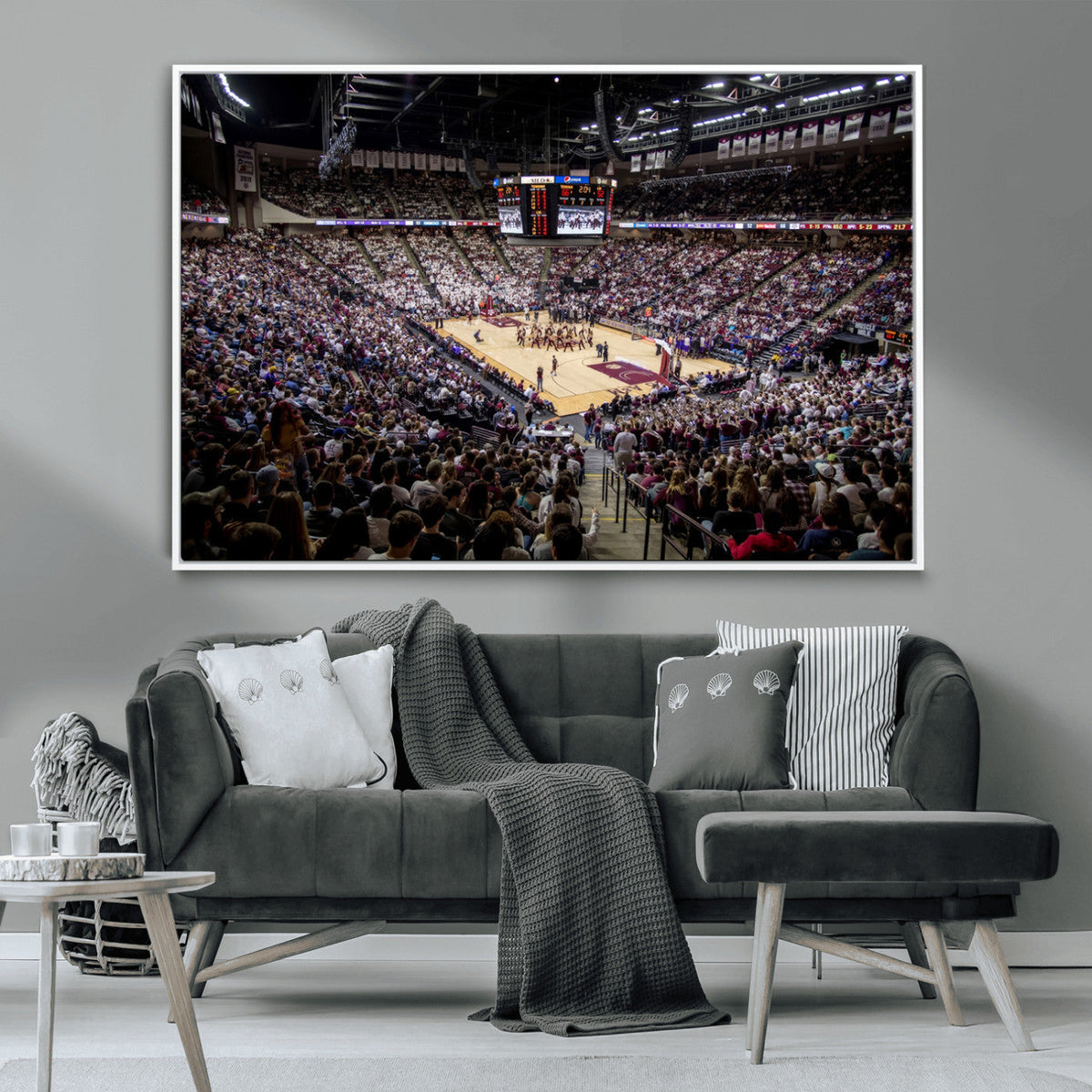 University of Nebraska Cornhuskers Basketball Team Print -