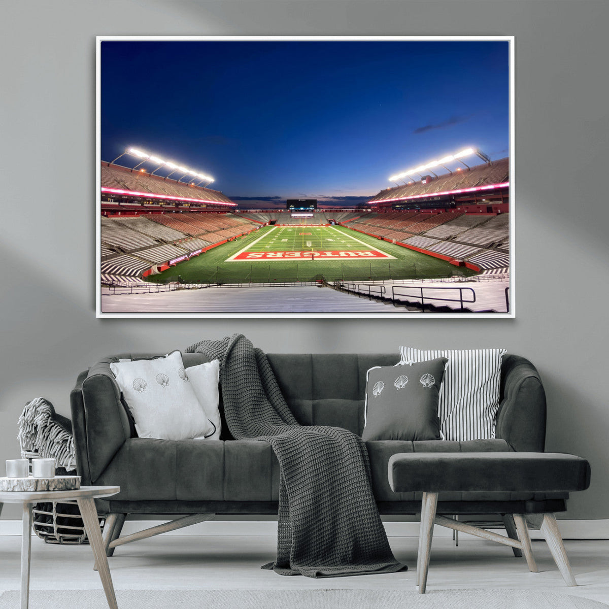 Rutgers Scarlet Knights Football Team Print - Piscataway SHI