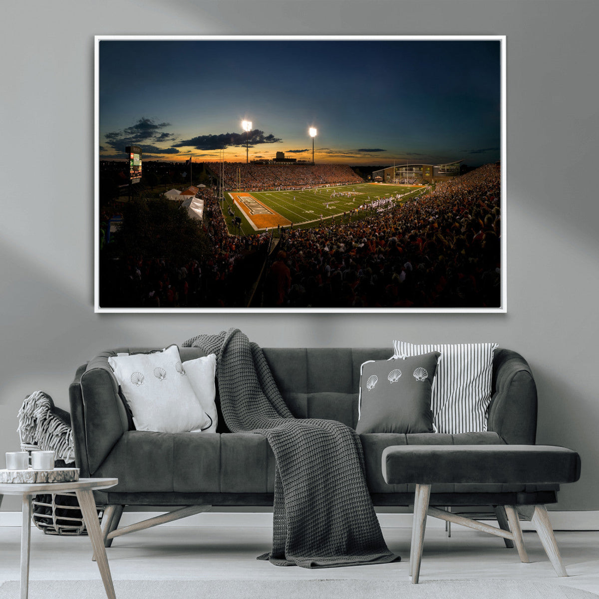 Ball State Cardinals Football Team Print - Muncie Scheumann