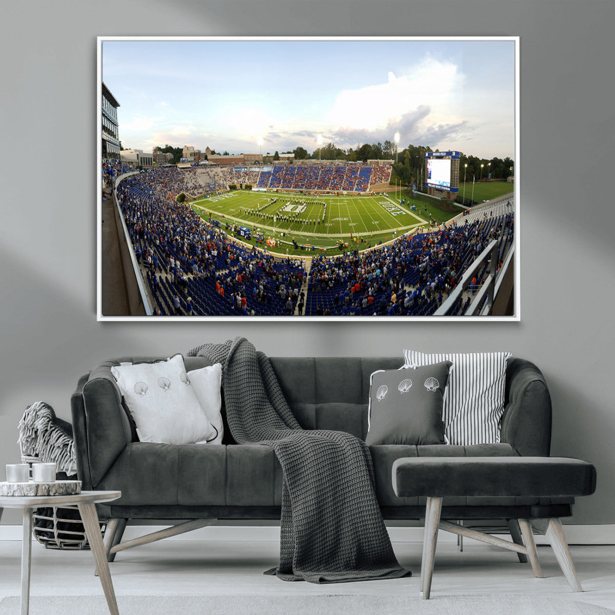 The Duke University Blue Devils Football Team Print - Durham