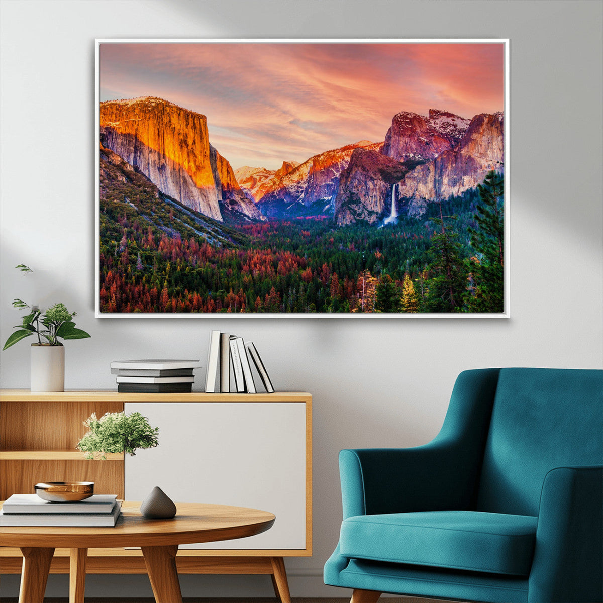 Yosemite Nal Park Wall Art Landscape Canvas Print El Capitan