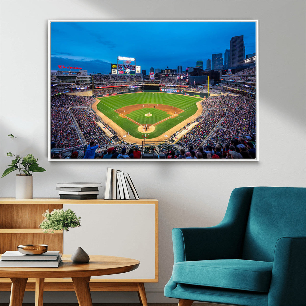 Target Field Stadium Wall Art Canvas Print – Minnesota Twins