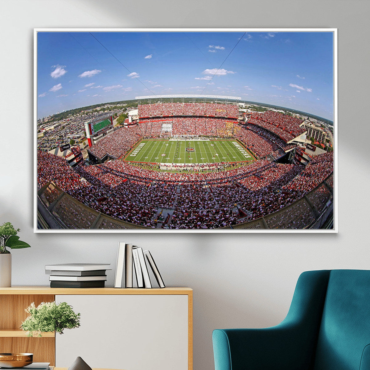 William Brice Stadium Wall Art Canvas Print – Stadium Crowd